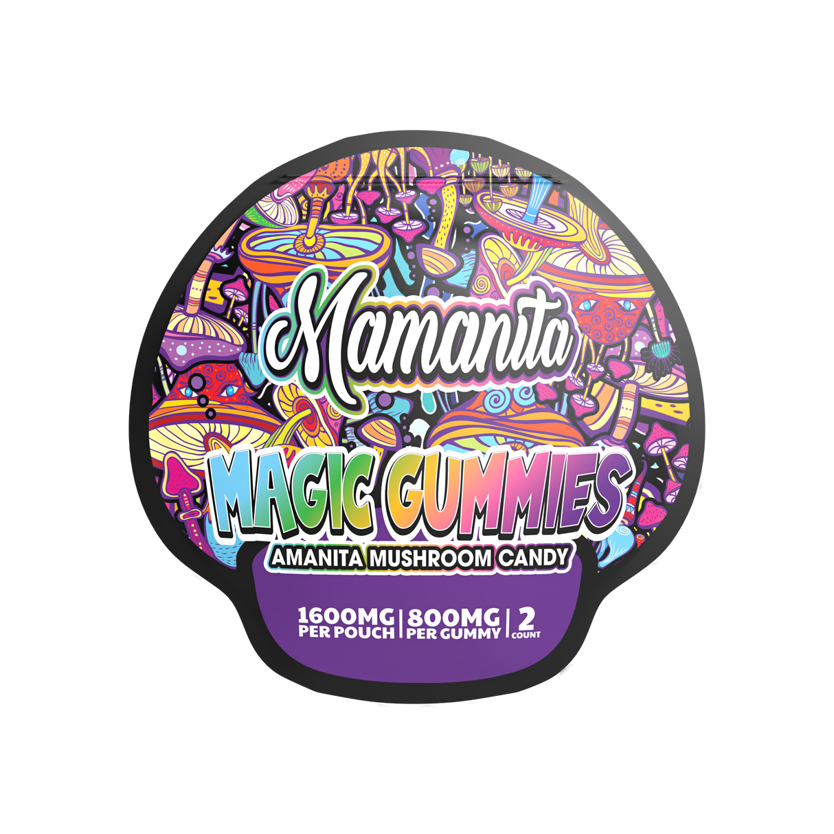 Mamanita Magic Gummies 2 Pack Display